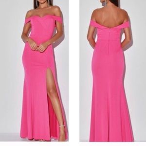 Lulus Song of Love Hot Pink Maxi Dress